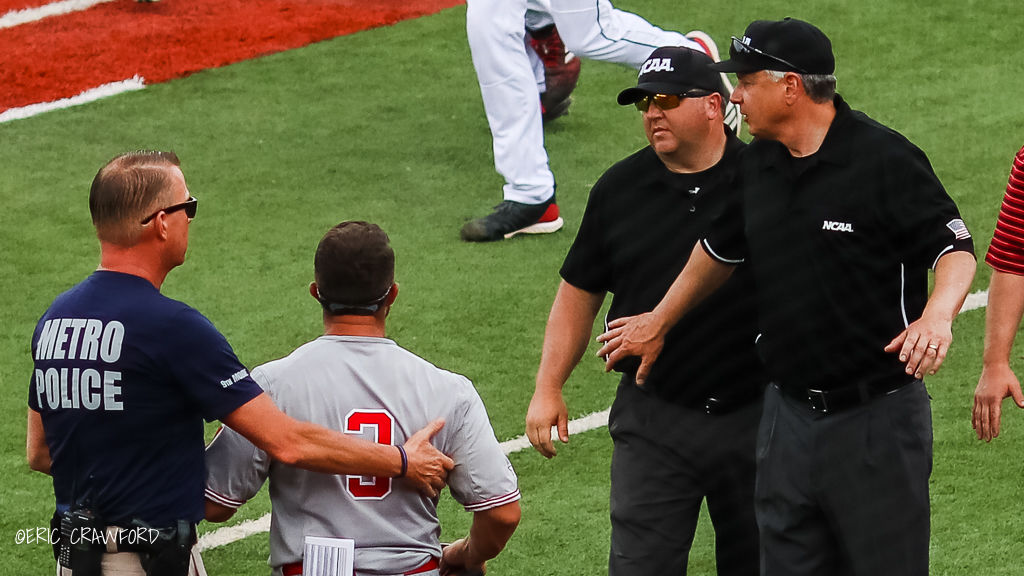 Indiana coach Restrained